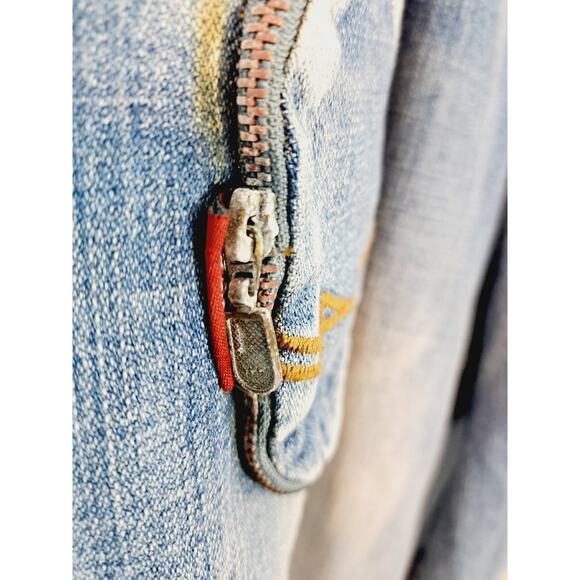 OMAVI NEW! DEADSTOCK! VINTAGE 90'S Delux Fit Med Wash Jeans Size 40 Streetwear - Picture 9 of 11